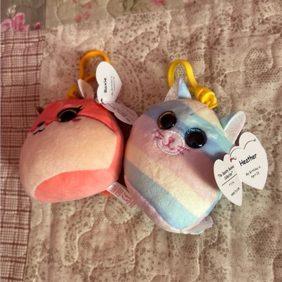 TY Teenie Beanies Keychains Set - Picture 2 of 3